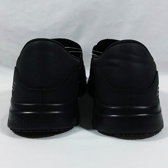 Skechers Men\'s Work Footwear Slip Resistant Slip On Shoes-Black-Various … main image 6